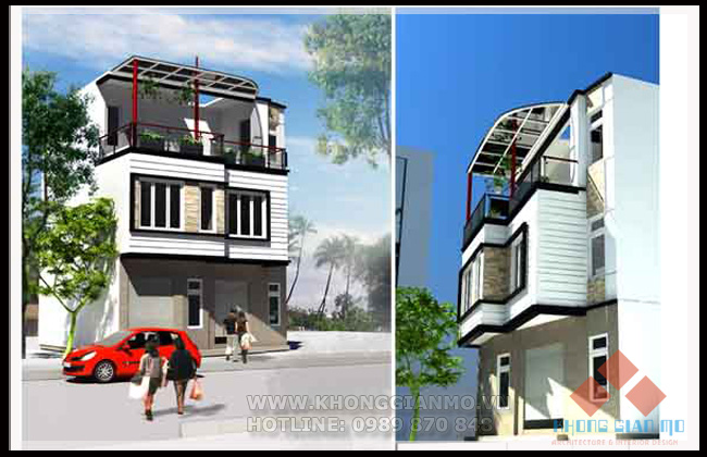 Thiết kế kiến trúc nhà dân dụng - Nhà a Tùng - Từ Liêm - Hà Nộ